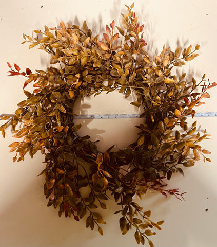 Fall multi colored wreath